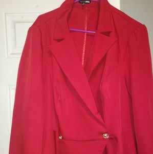 Red Blazer Fashion Nova